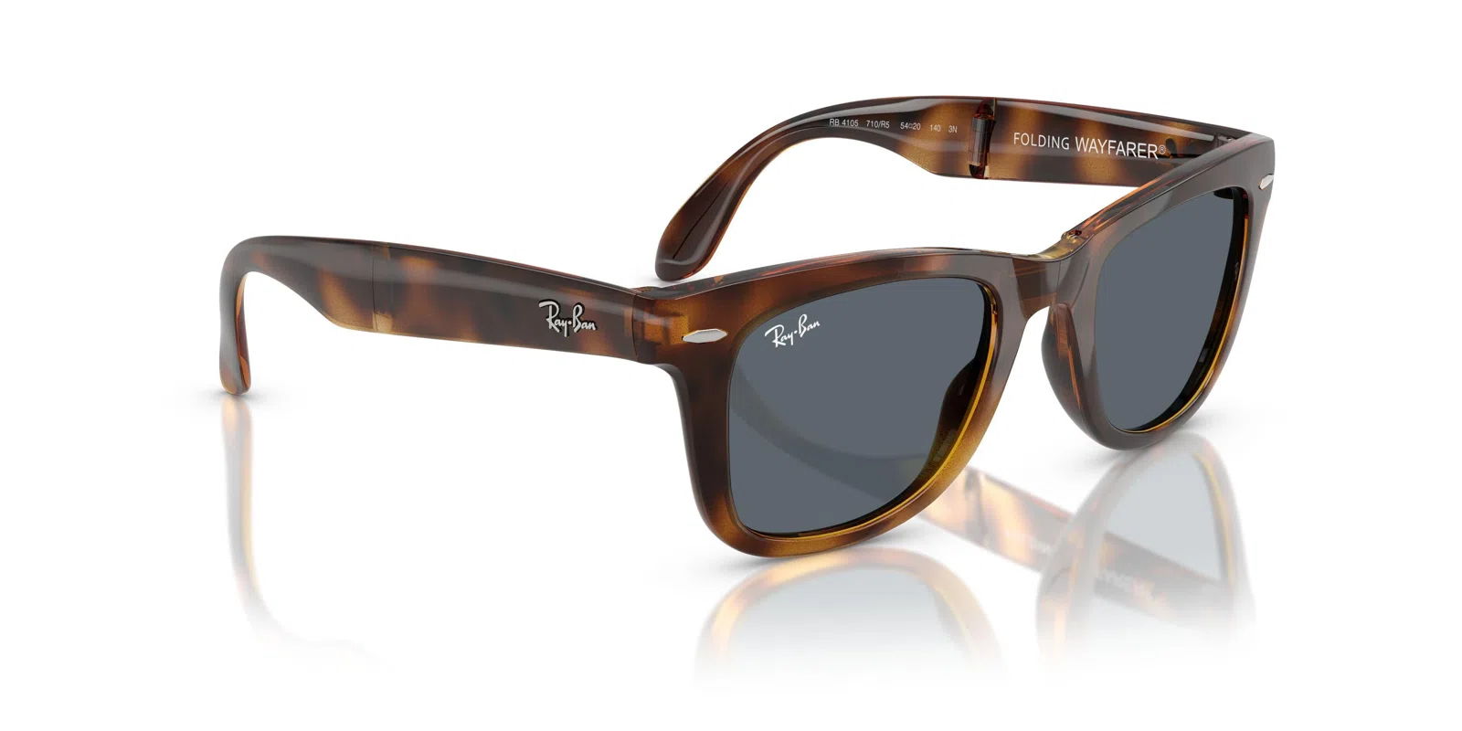 Ray-Ban Folding Wayfarer 4105 Sunglasses - view 100